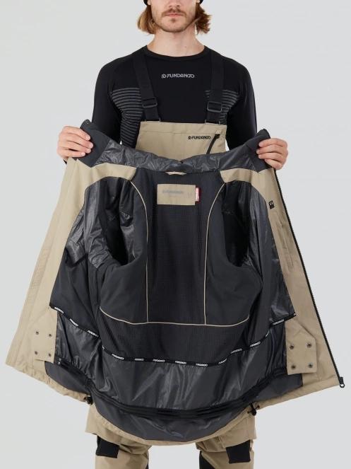 geaca de foita pt. barbati Fundango Rigel ECO 3L Jacket nisip 5