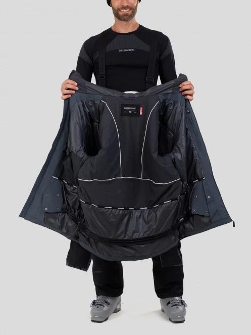 geaca de schi pt. barbati Fundango Nelson Allmountain Jacket alb 5