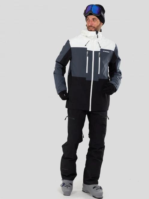 geaca de schi pt. barbati Fundango Nelson Allmountain Jacket alb 6