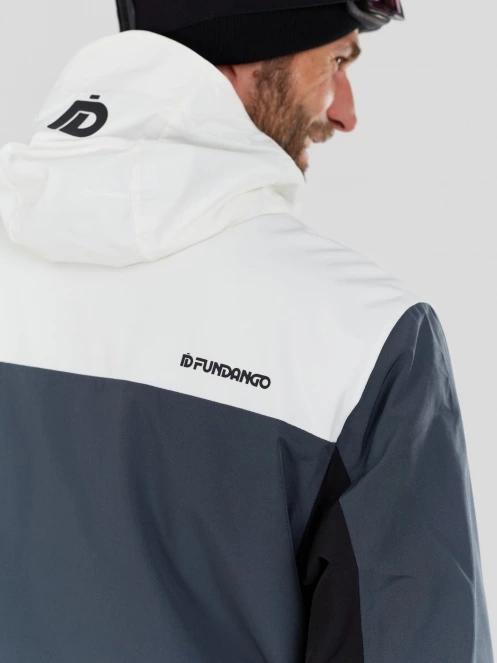 geaca de schi pt. barbati Fundango Nelson Allmountain Jacket alb 9