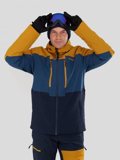 geaca de schi pt. barbati Fundango Nelson Allmountain Jacket galben 5
