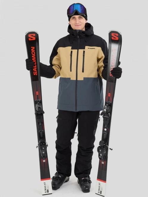 geaca de schi pt. barbati Fundango Nelson Allmountain Jacket nisip 4