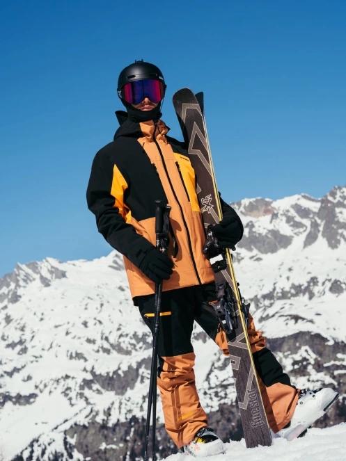 geaca de schi pt. barbati Fundango Nelson Allmountain Jacket portocaliu 10
