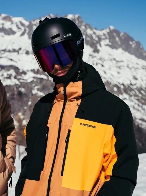 geaca de schi pt. barbati Fundango Nelson Allmountain Jacket portocaliu 11