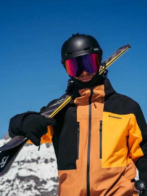 geaca de schi pt. barbati Fundango Nelson Allmountain Jacket portocaliu 12