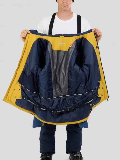 geaca de schi pt. barbati Fundango Horatio Allmountain Jacket galben 5
