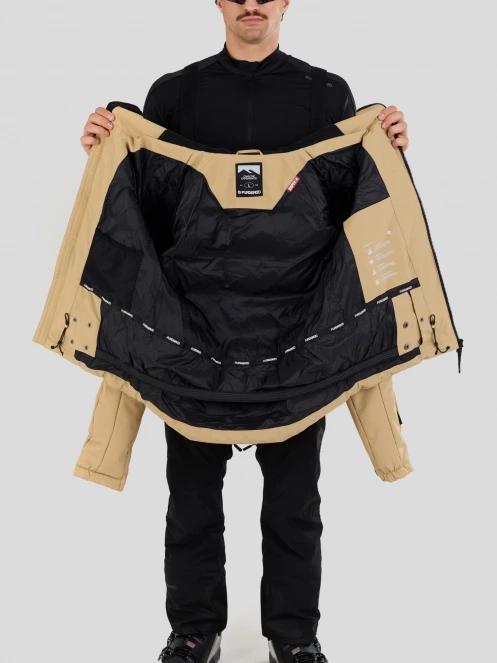 geaca de schi matlasata pt. barbati Fundango Portage Padded Jacket nisip 5