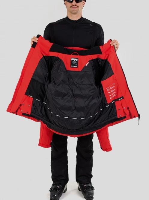 geaca de schi matlasata pt. barbati Fundango Portage Padded Jacket rosu 5