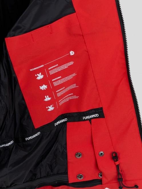 geaca de schi matlasata pt. barbati Fundango Portage Padded Jacket rosu 9