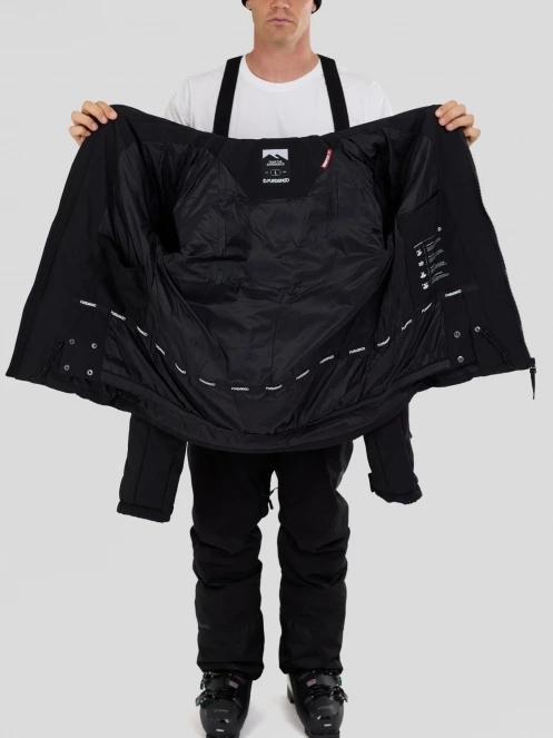 geaca de schi matlasata pt. barbati Fundango Portage Padded Jacket negru 5