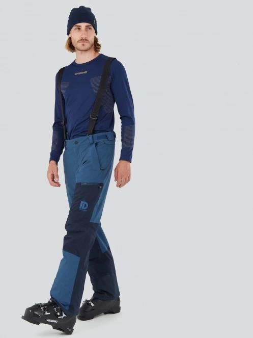 pantaloni de schi pt. barbati Fundango Teak Colourblock Pants albastru 4