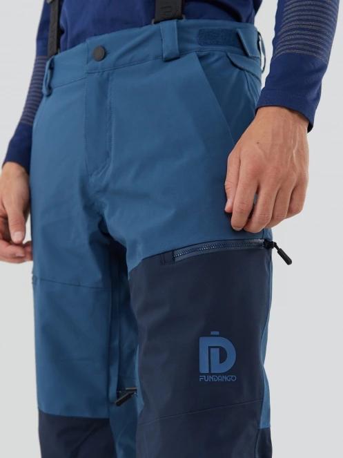 pantaloni de schi pt. barbati Fundango Teak Colourblock Pants albastru 6