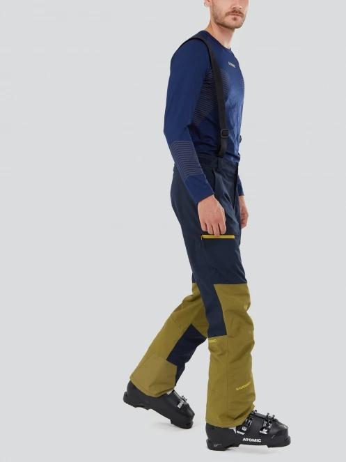 pantaloni de schi pt. barbati Fundango Teak Colourblock Pants verde 5