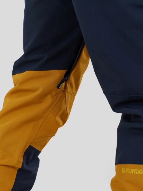 pantaloni de schi pt. barbati Fundango Teak Colourblock Pants albastru inchis 4