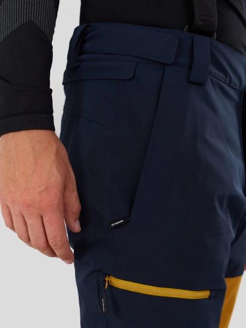 pantaloni de schi pt. barbati Fundango Teak Colourblock Pants albastru inchis 5