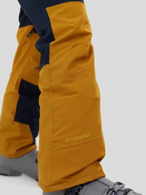 pantaloni de schi pt. barbati Fundango Teak Colourblock Pants albastru inchis 6