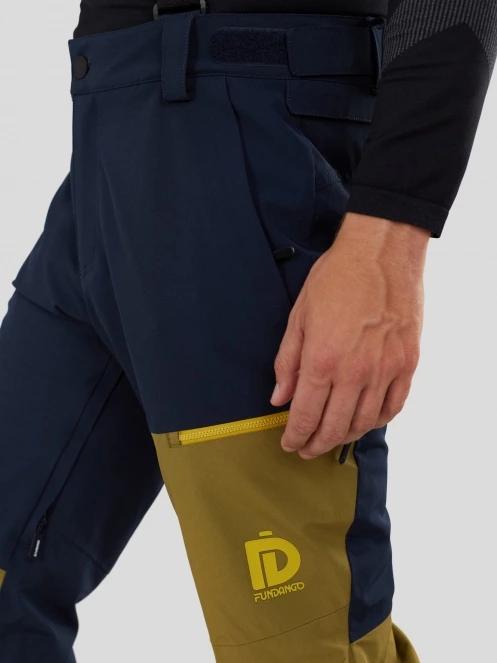 pantaloni de schi pt. barbati Fundango Teak Colourblock Pants albastru inchis 6