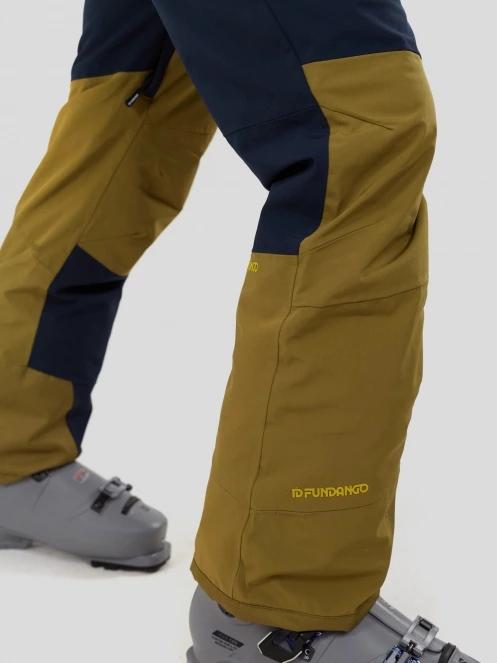 pantaloni de schi pt. barbati Fundango Teak Colourblock Pants albastru inchis 7
