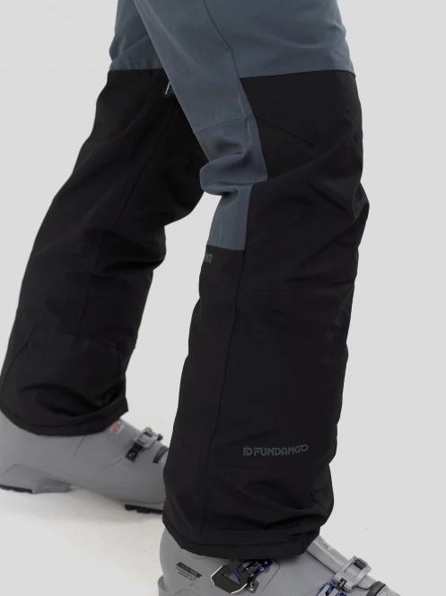 pantaloni de schi pt. barbati Fundango Teak Colourblock Pants gri 8