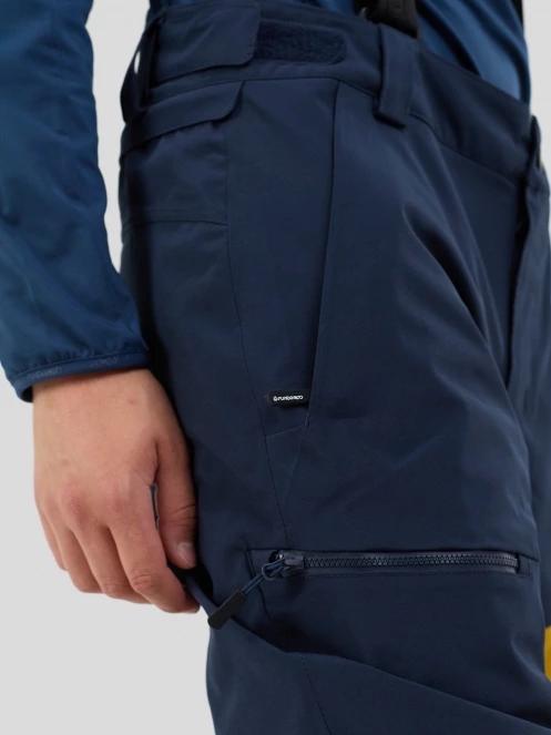 pantaloni de schi pt. barbati Fundango Teak Colourblock Pants galben 8
