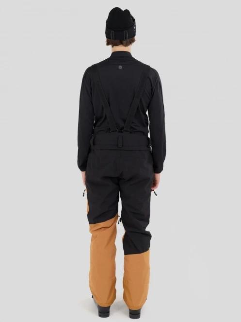 pantaloni de schi pt. barbati Fundango Teak Colourblock Pants maro 3