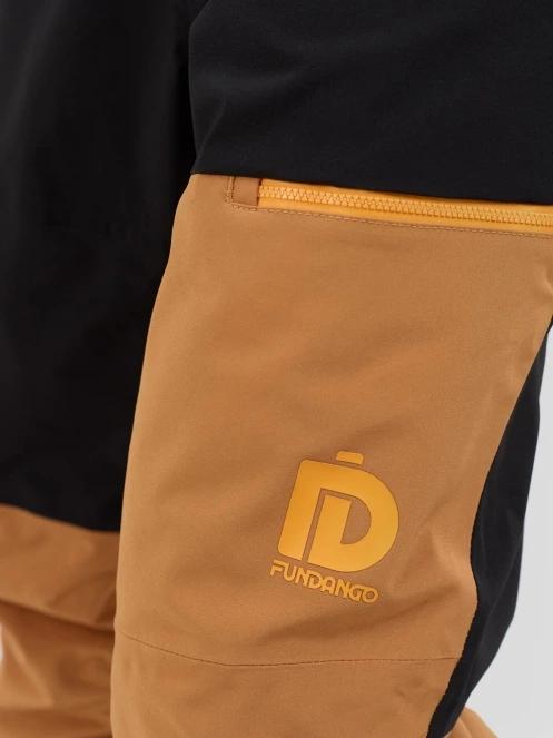 pantaloni de schi pt. barbati Fundango Teak Colourblock Pants maro 4