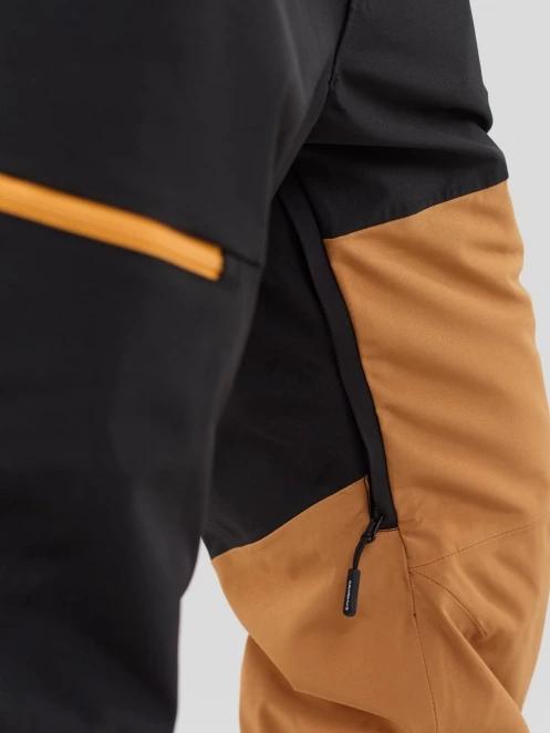 pantaloni de schi pt. barbati Fundango Teak Colourblock Pants maro 5