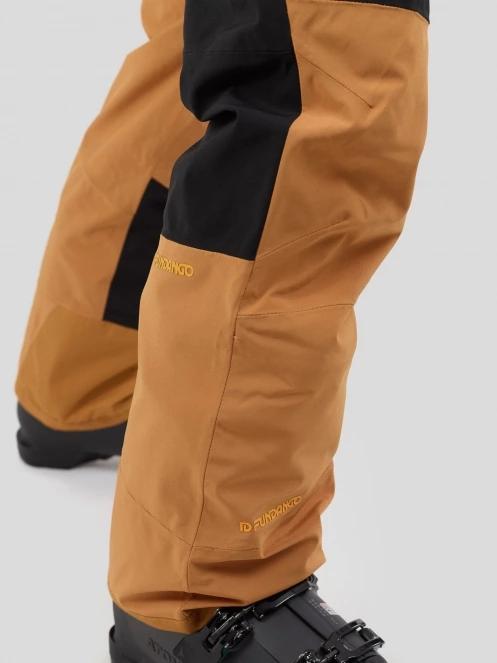 pantaloni de schi pt. barbati Fundango Teak Colourblock Pants maro 7