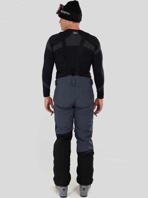 pantaloni de schi pt. barbati Fundango Teak Colourblock Pants gri 3