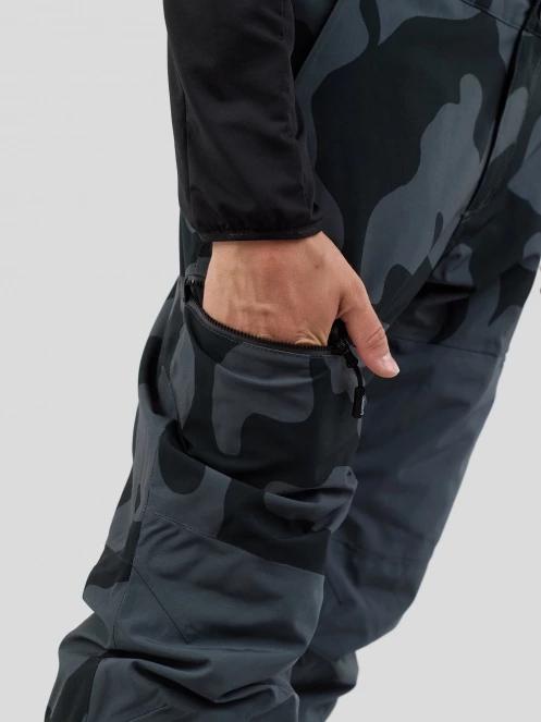 pantaloni de schi pt. barbati Fundango Teak Colourblock Pants gri 7