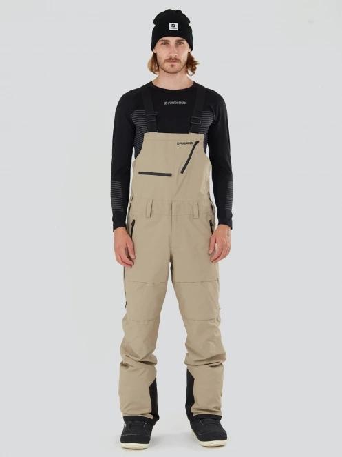 pantaloni de schi pt. barbati Fundango Benton 3L Bib Pants nisip 2