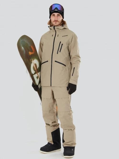 pantaloni de schi pt. barbati Fundango Benton 3L Bib Pants nisip 4