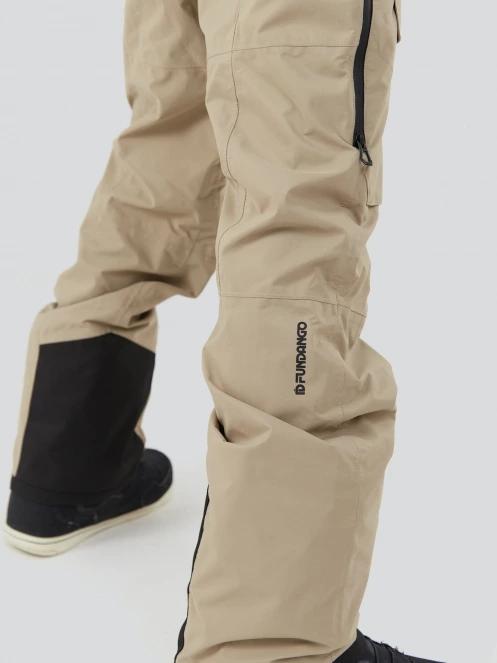 pantaloni de schi pt. barbati Fundango Benton 3L Bib Pants nisip 9
