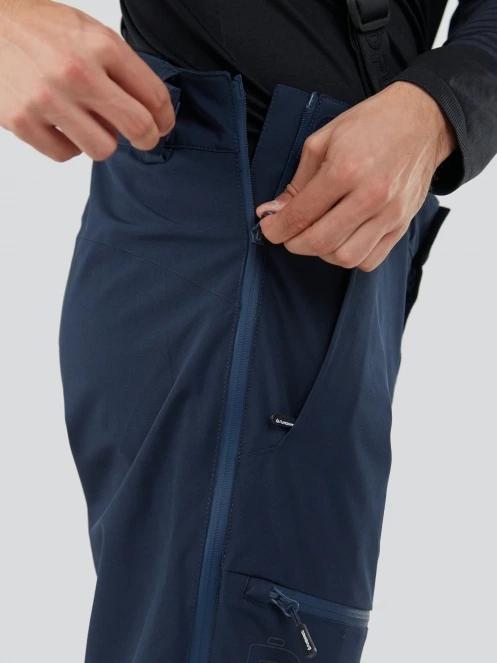 pantaloni de schi pt. barbati Fundango Mugo Fullzip Pants albastru inchis 6