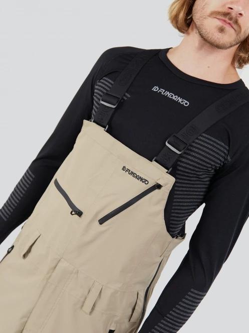 pantaloni Fundango Benton ECO 3L Bib Pants nisip 6