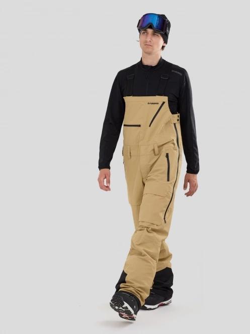 pantaloni Fundango Benton ECO 3L Bib Pants nisip 5