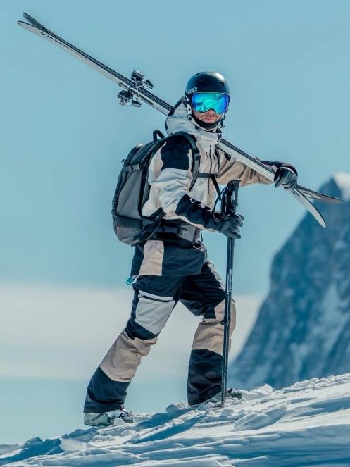 pantaloni de schi pt. barbati Fundango Nexara ECO 3L Pants nisip 8