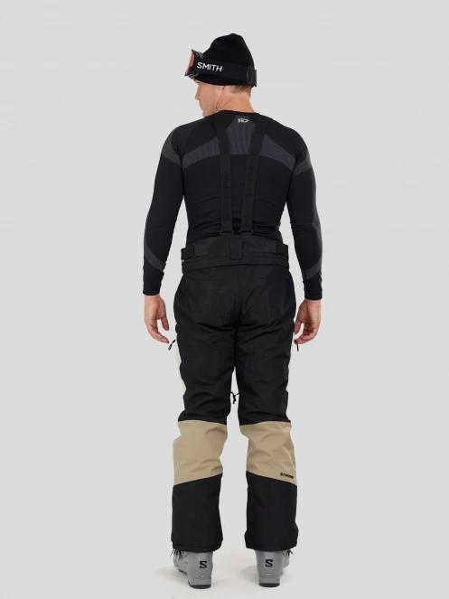 pantaloni de schi pt. barbati Fundango Nexara ECO 3L Pants nisip 3