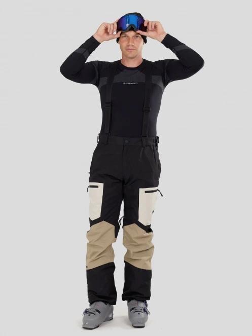 pantaloni de schi pt. barbati Fundango Nexara ECO 3L Pants nisip 5