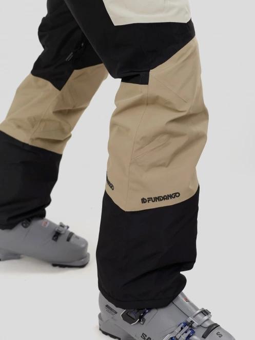 pantaloni de schi pt. barbati Fundango Nexara ECO 3L Pants nisip 6