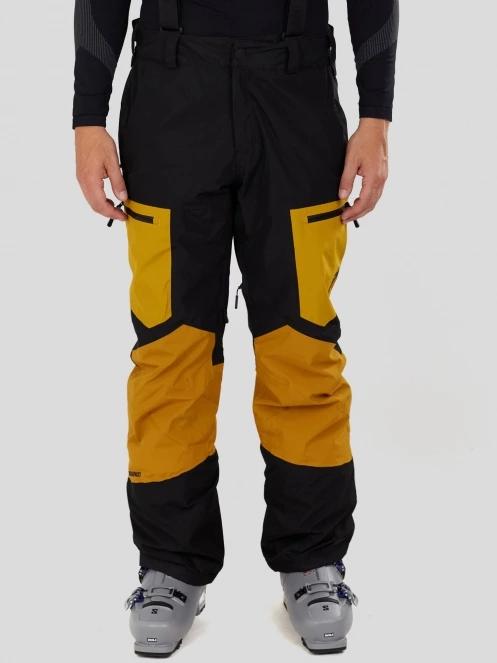 pantaloni de schi pt. barbati Fundango Nexara ECO 3L Pants galben 2