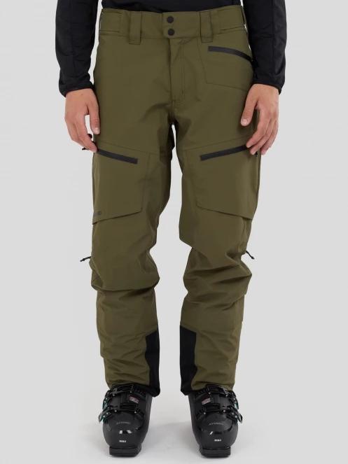 pantaloni pt. barbati Fundango Artane ECO 3L Shell Pants verde 2