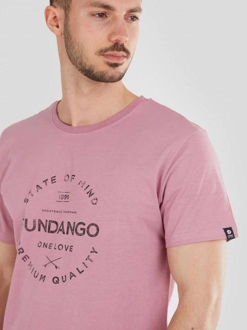 tricou cu maneci scurte pt. barbati Fundango Basic-T Logo 04 violet 6