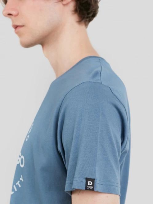 tricou cu maneci scurte pt. barbati Fundango Basic-T Logo 04 albastru 6