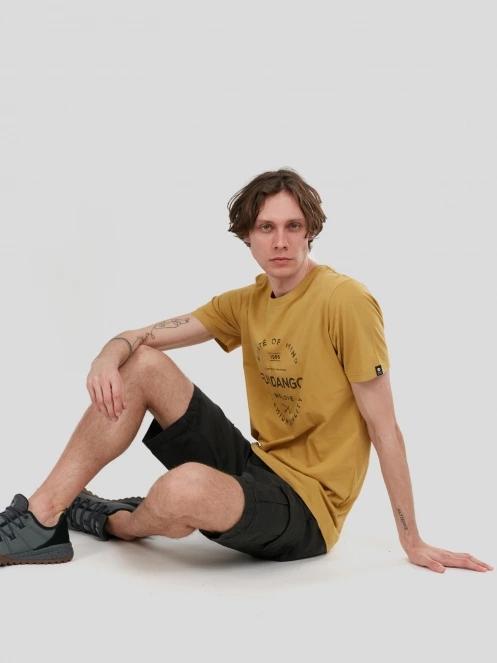 tricou cu maneci scurte pt. barbati Fundango Basic-T Logo 04 oliv 5