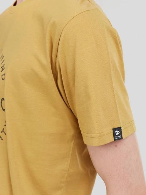 tricou cu maneci scurte pt. barbati Fundango Basic-T Logo 04 oliv 7