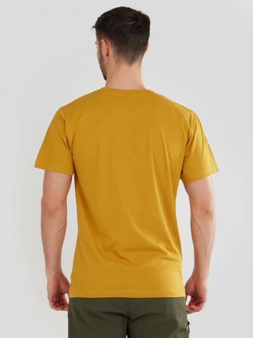 tricou cu maneci scurte pt. barbati Fundango Basic-T Logo 12 galben 3