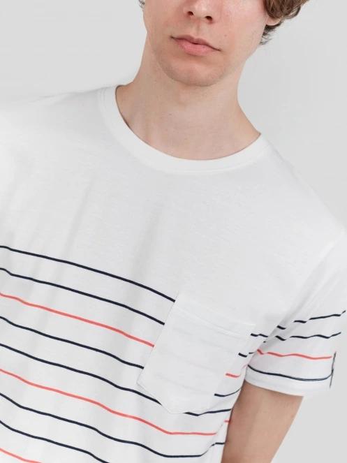 tricou cu maneci scurte pt. barbati Fundango Jaggy Pocket T-shirt rosu 6