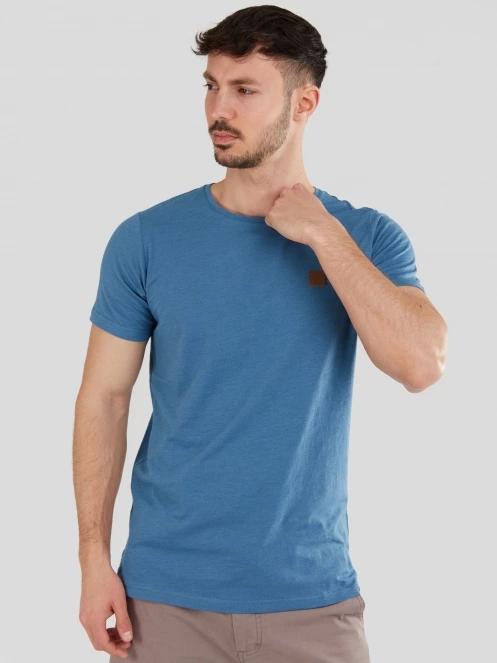 tricou cu maneci scurte pt. barbati Fundango Jaggy Structured T-Shirt albastru 2