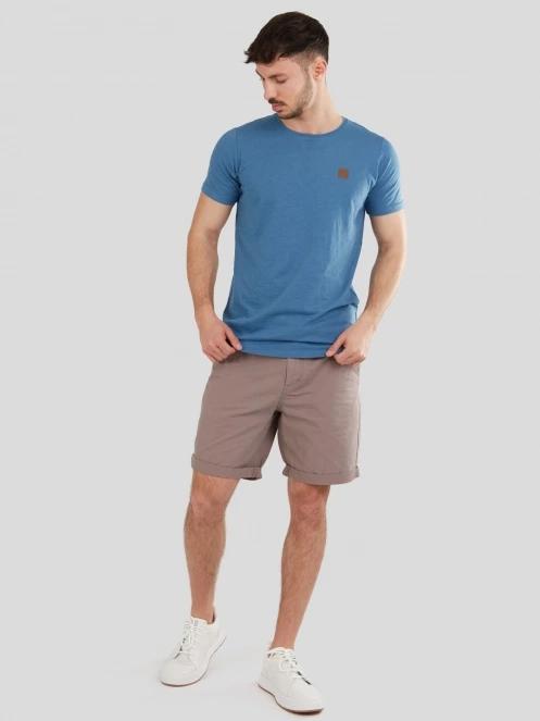 tricou cu maneci scurte pt. barbati Fundango Jaggy Structured T-Shirt albastru 4